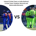 ireland cricket team vs india national cricket team timeline